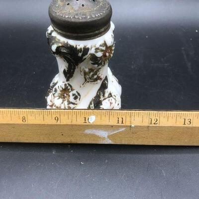 Vintage Milk Glass Salt Shaker