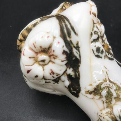 Vintage Milk Glass Salt Shaker