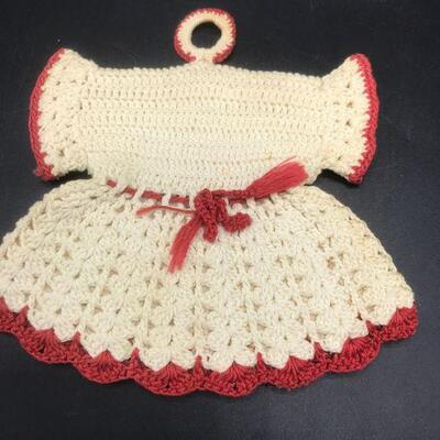 Vintage Crochet Pot Holders