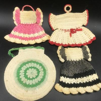 Vintage Crochet Pot Holders