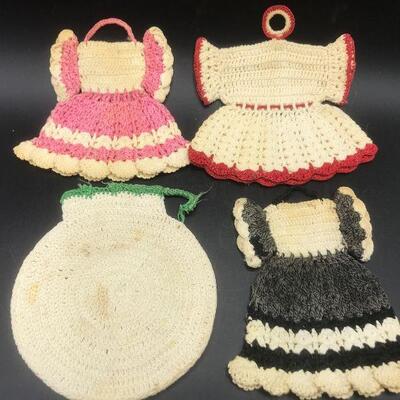 Vintage Crochet Pot Holders