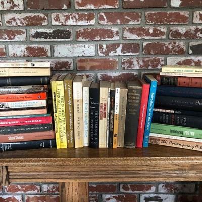 Lot of Books on Writing and Literature