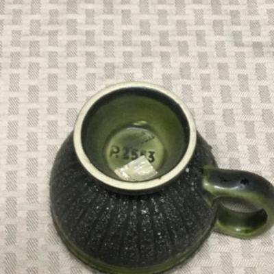 Vintage Green Coffee Cup