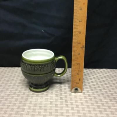 Vintage Green Coffee Cup
