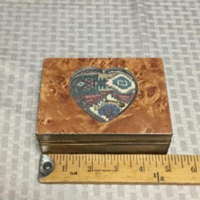 Wood Jewelry Trinket Boxes