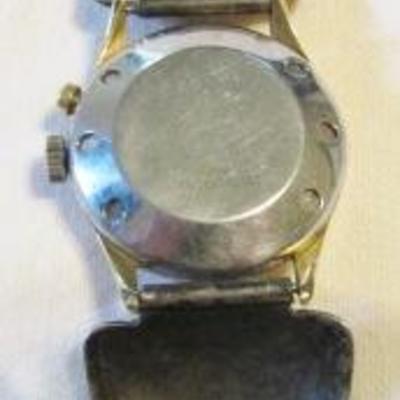 H-84  MEN'S VULCAIN CRICKET WATCH & BAND