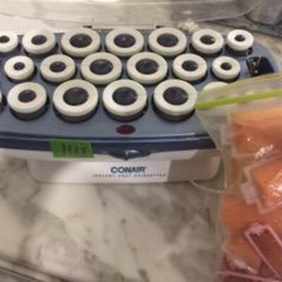 H17 Conair electric, and sponge rollers