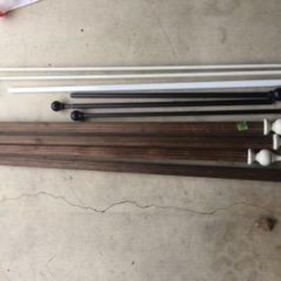 A2 Asst curtain rods