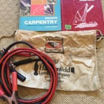 A26 Jumper cables and books