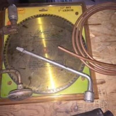 T12 Circular Saw blade, copper tubing