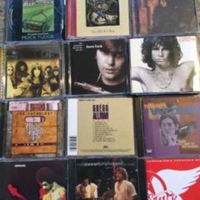 CD9 Rock, Richard Thompson, Aerosmith, Jimi Hendrix, Allman Bros, 