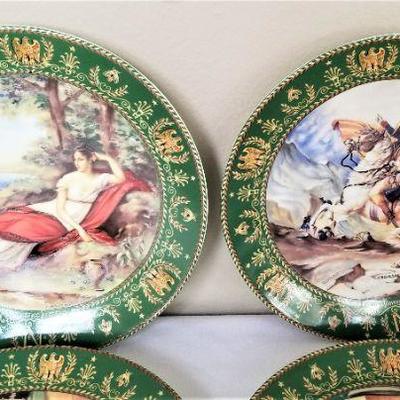 Lot #1  Set of 5 Darceau-Limoges Limited Edition Plates - the Life of Napoleon