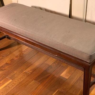 4. Upholstered Wood Bench