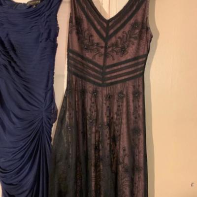 44. 5 Designer Evening Dresses, Womenâ€™s Size 6
