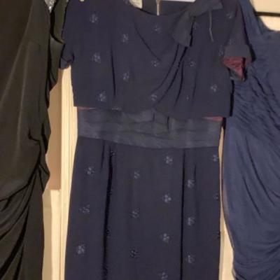 44. 5 Designer Evening Dresses, Womenâ€™s Size 6