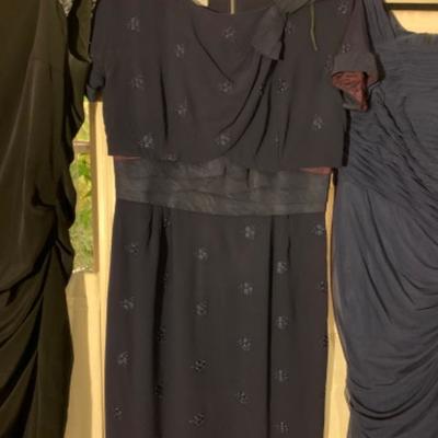 44. 5 Designer Evening Dresses, Womenâ€™s Size 6