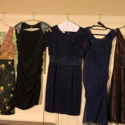 44. 5 Designer Evening Dresses, Womenâ€™s Size 6