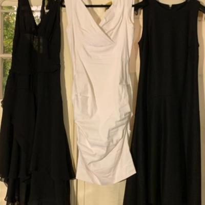 46. 3 Designer Dresses Womenâ€™s size 6