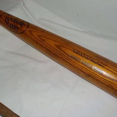 'Mickey Mantle Grand slam Pro bat model 180 Louisville Slugger.