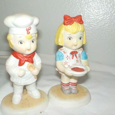 Campbells soap figurines.