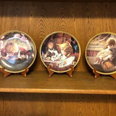 3 Jim Daly Collector Plates