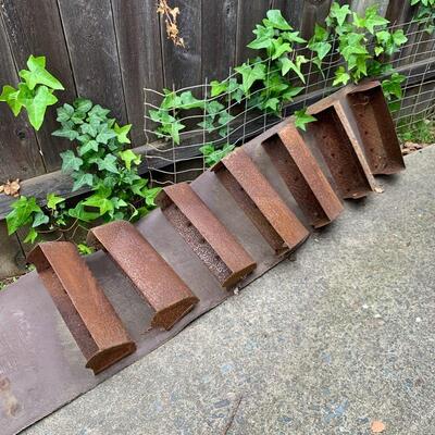 Lot 72  - Vintage Rusty Grain Buckets