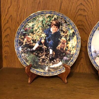 Three Collector's Plates by Sandra Kuck