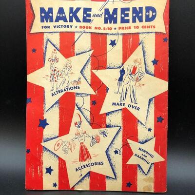 Make and Mend Vintage Sewing How To Booklet