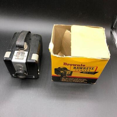 Vintage Brownie Hawkeye Camera with Box