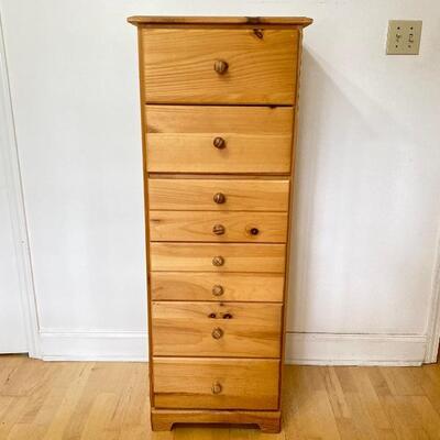Tall 6 Drawer Wood Lingerie/Multi Use Chest