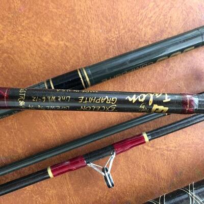 75.  Large collection of fishing gear:  poles, reels, lures, hooks, waders, etc.