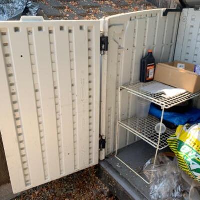 80.  Rubberrmaid storage shed