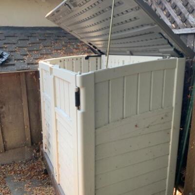 80.  Rubberrmaid storage shed