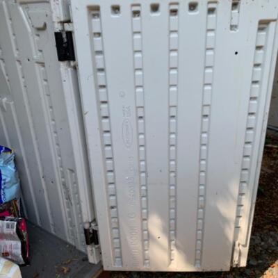 80.  Rubberrmaid storage shed