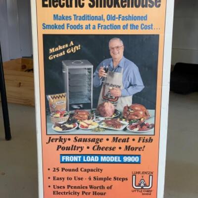 86.  Electric smoke house--$30