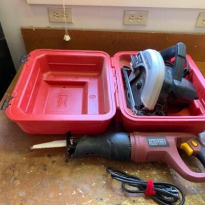 89.  Craftsman circular and reciprocating saws--$45