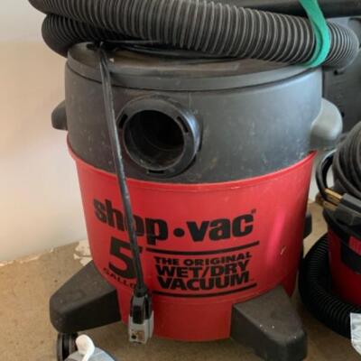 96.  Lot of 3 shop vacuums