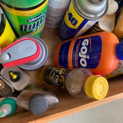 102. Large selection of cleaning supplies, etc,