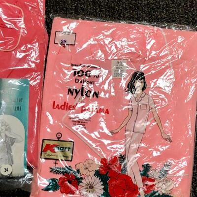 Vintage Nylon Ladies Pajama Sets