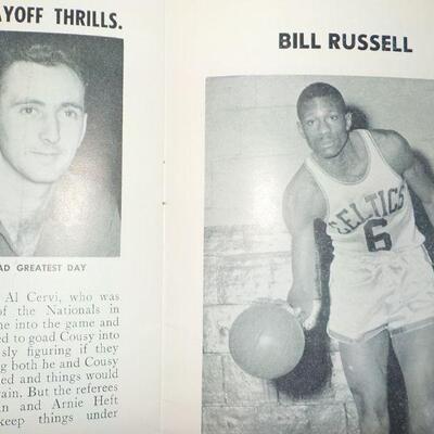 Sports News 1956-1957 Boston Celtics Playoffs program".