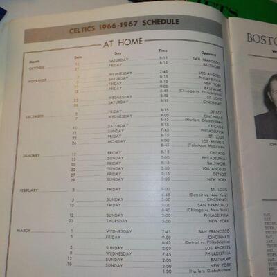 1970;s Boston Celtics program 