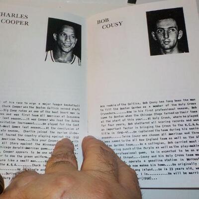 ' 1949 and 1950 Boston Celtics Official Press and Radio Guide.