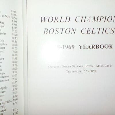 " World Champion Boston Celtics Yearbook 1968-69;