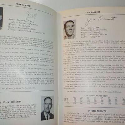 World Champion Year Book  Boston Celtics 1966-67.