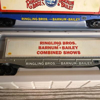 W7:  K-Line Trains 6-21469/21470 Flat Cars w/Container Lot