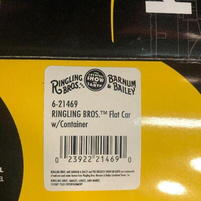 W7:  K-Line Trains 6-21469/21470 Flat Cars w/Container Lot