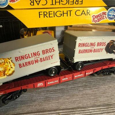 W15: K-Line Freight Car Lot (Ringling Bros. 21471/21240/21239)
