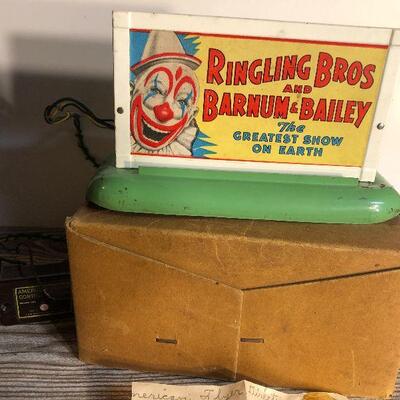 W16: American Flyer Train No 577 Remote Control Whistle Ringling Bros.