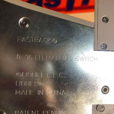 W19: Lionel Fast Tracks Lot Left & Right Switches