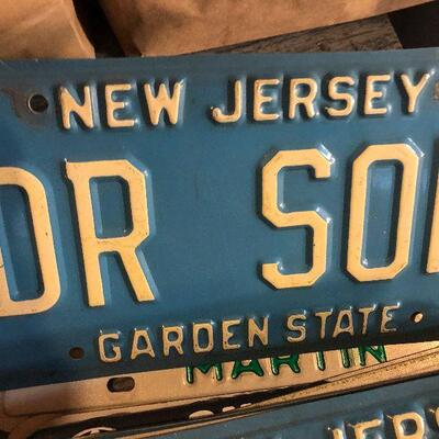 W23: Vintage License Plate Lot